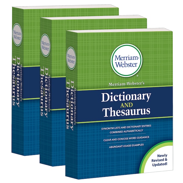 Merriamster Merriamsters Dictionary and Thesaurus, MassMarket